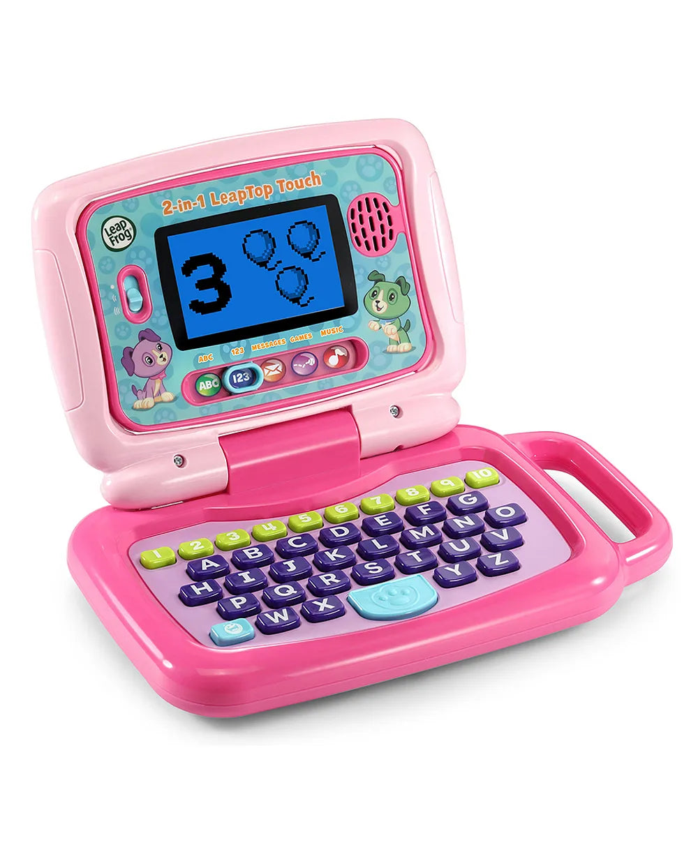 LeapFrog 2 In 1 Leaptop Touch Laptop Pink