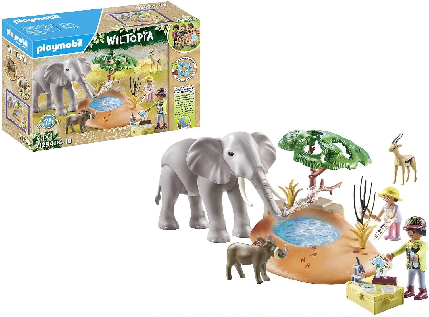 Playmobil Wiltopia - Elephant at the Watering Hole