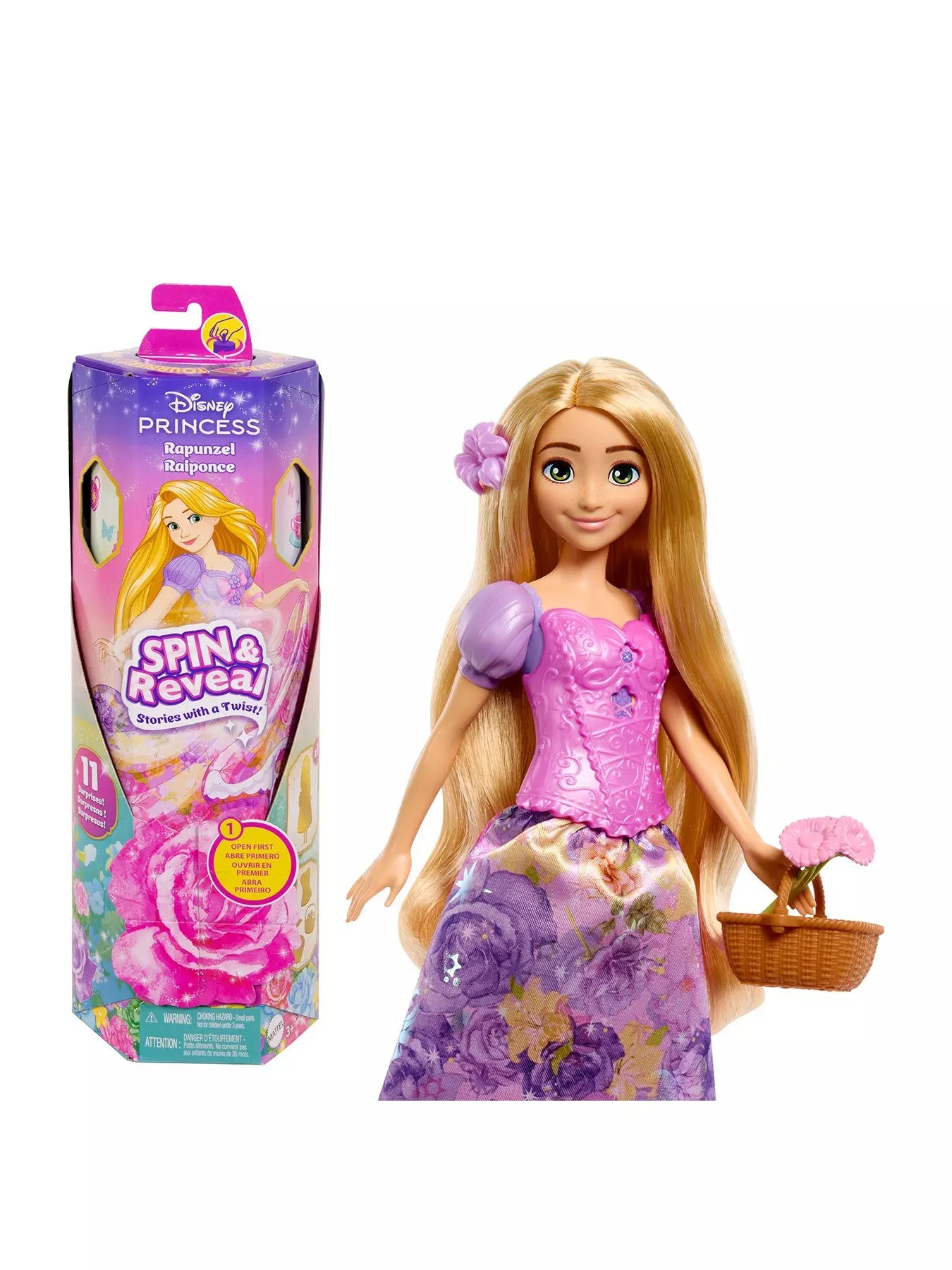 Disney Princess Spin & Reveal Rapunzel Fashion Doll