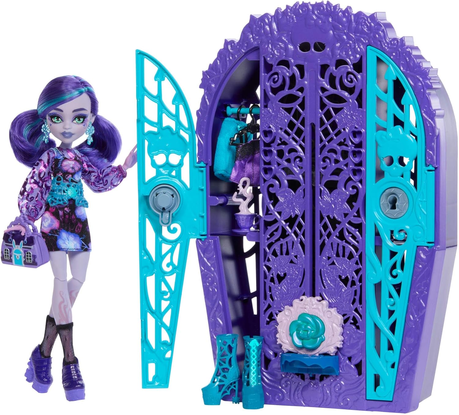 Monster High Skulltimate Secrets Garden Mysteries Playset, Twyla Doll