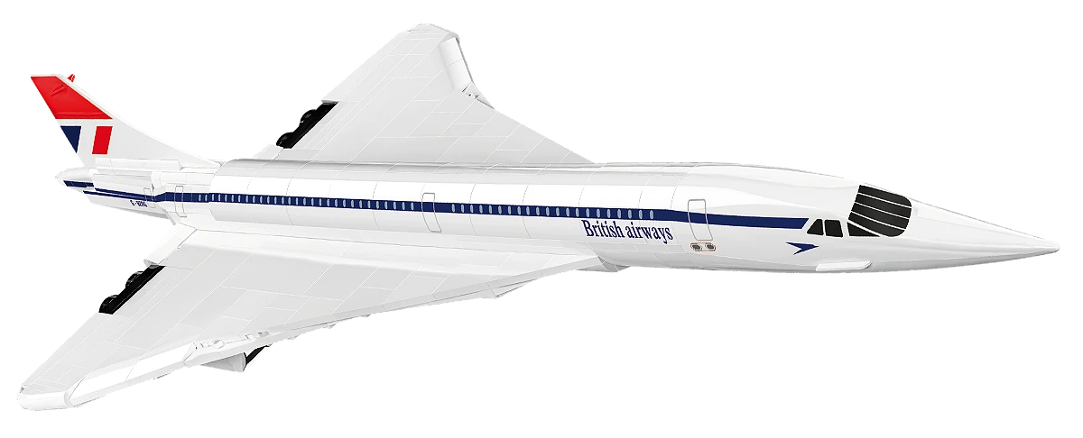 Cobi 1689 G-BBDG Concorde Brooklands Museum Scale Set