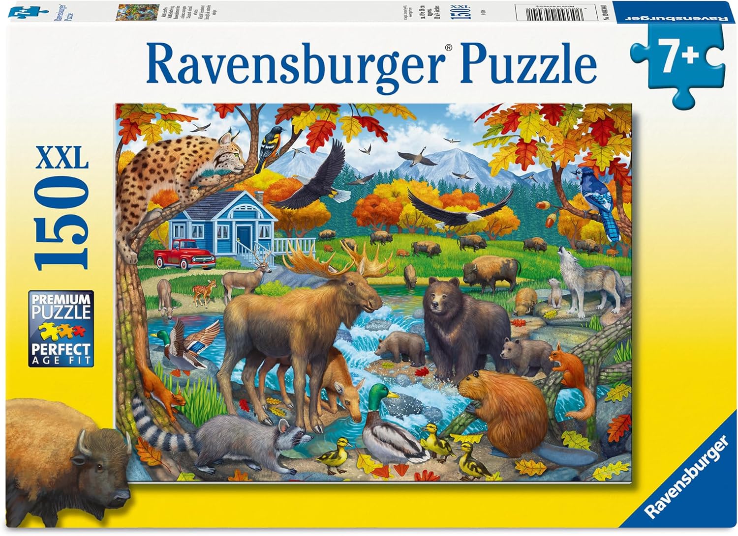 Wildlife Gathering 150 Piece Jigsaw Puzzle