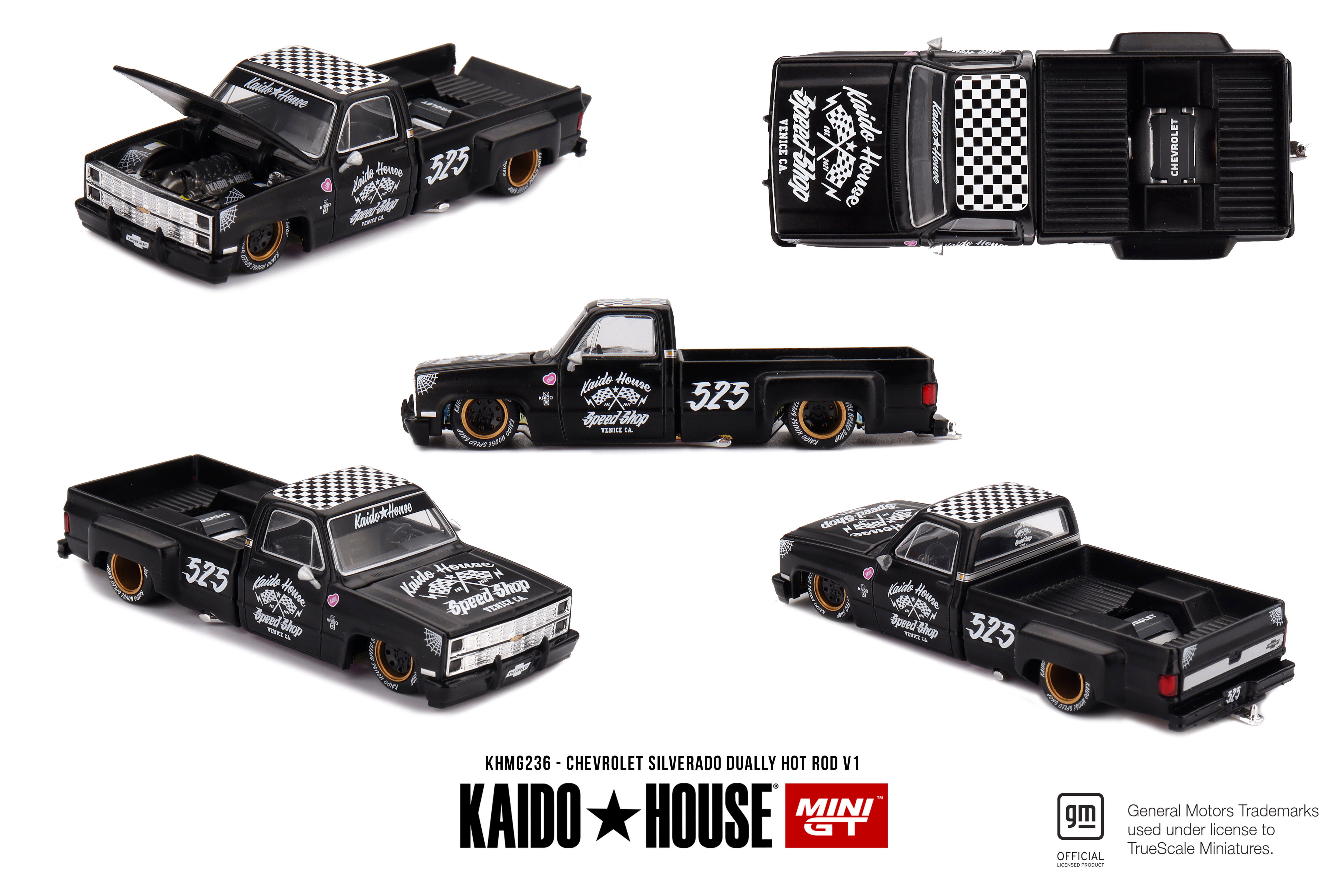 Mini GT Chevrolet Silverado Dually Hot Rod V1 1:64