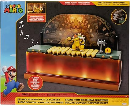 Super Mario Deluxe Bowser Battle Playset