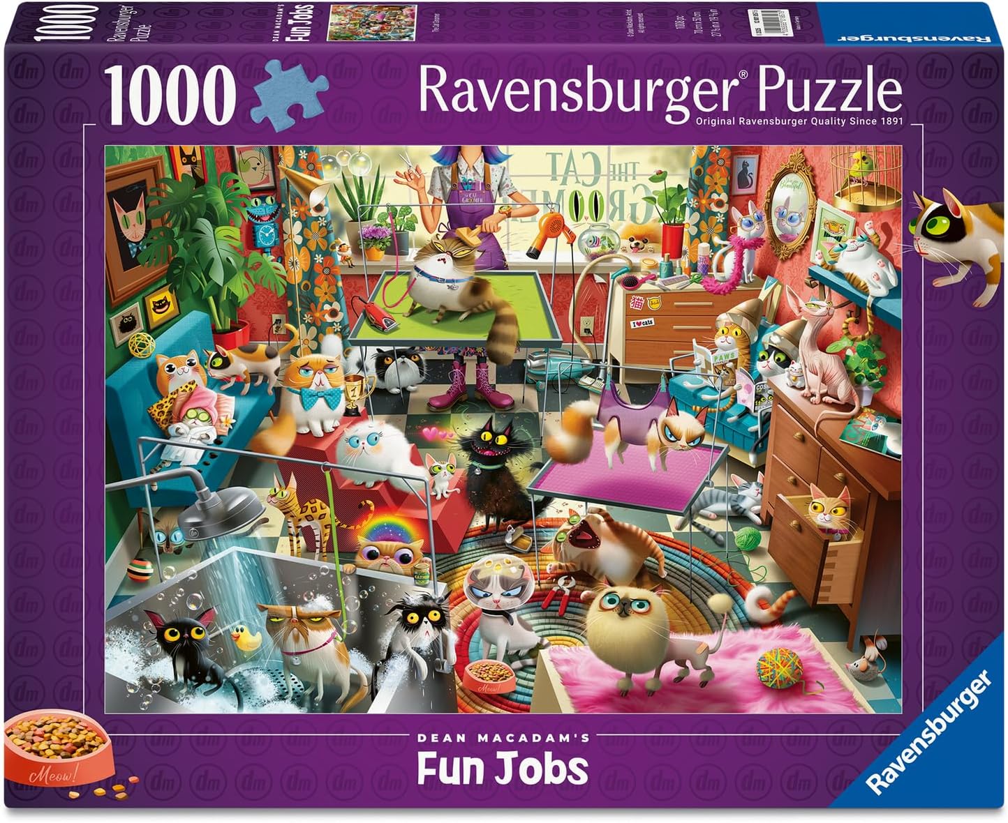 The Cat Groomer 1000 Piece Jigsaw Puzzle