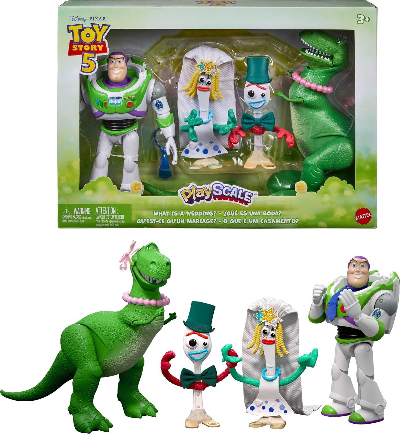 Pixar Toy Story 5 What is a Wedding? 4 Figure Pack