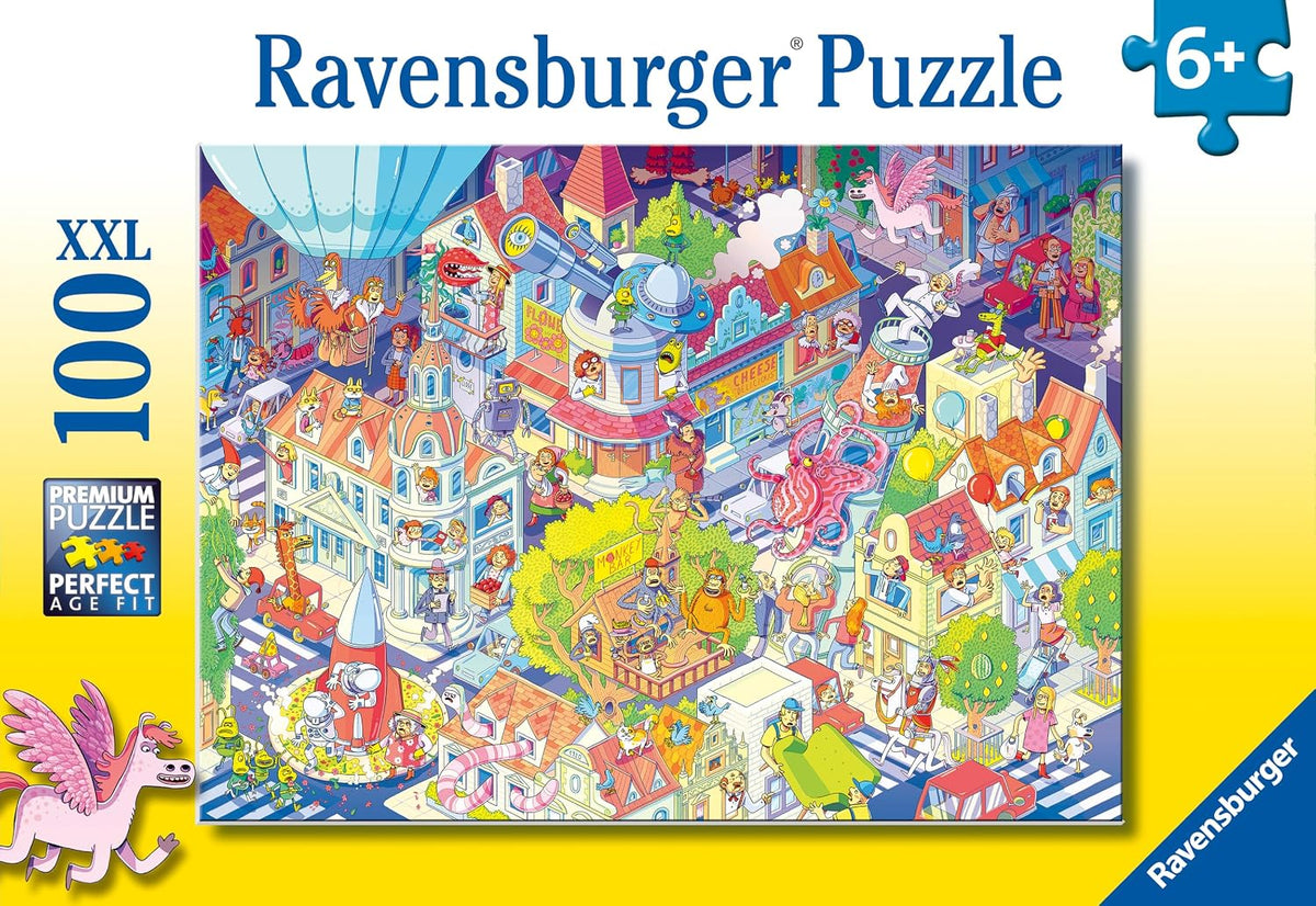 A Day in Chaosville 100 XXL Piece Jigsaw Puzzle