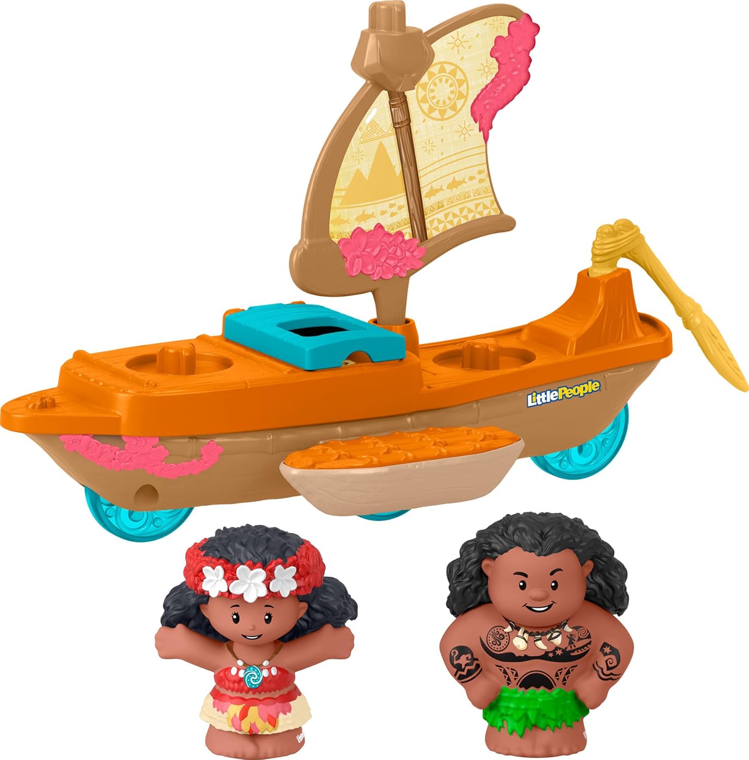 Disney Little People Moana & Mauis Canoe