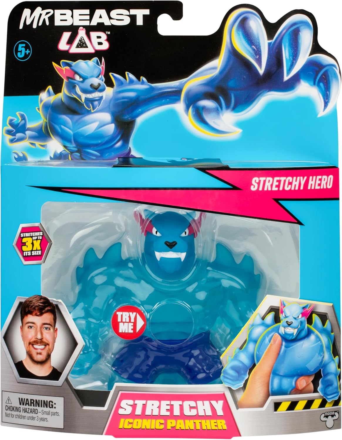 Mr Beast Lab Stretchy Hero - Stretchy Iconic Panther