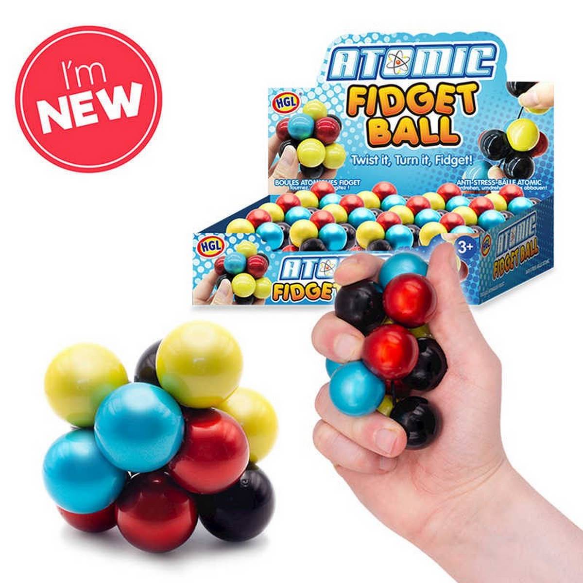 Atomic Fidget Ball Mettalic