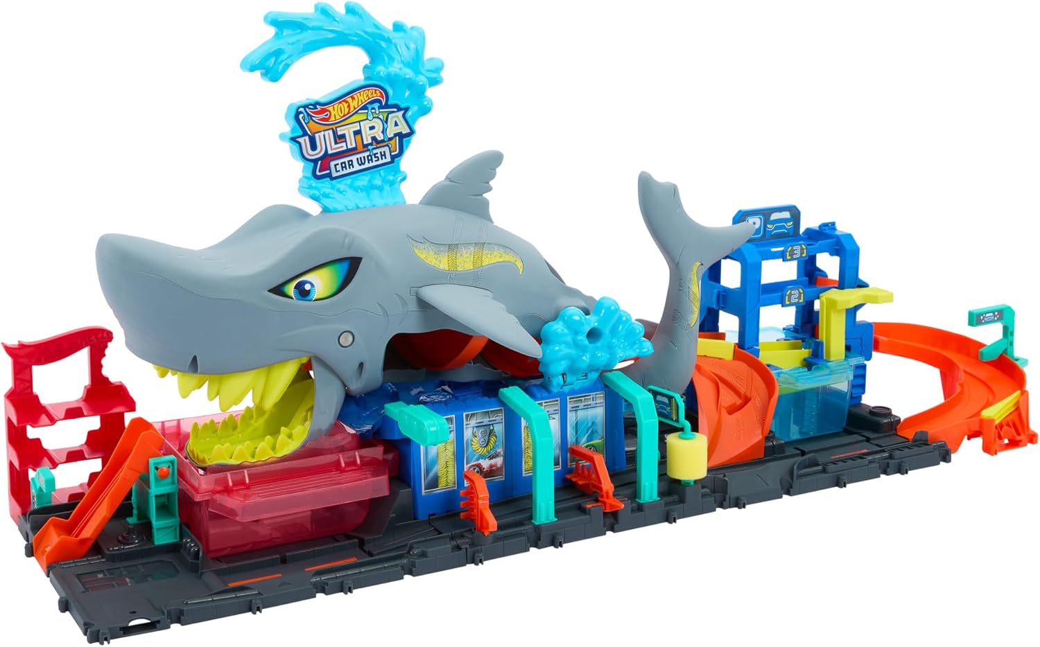 Hot Wheels City Ultimate Shark Car Wash