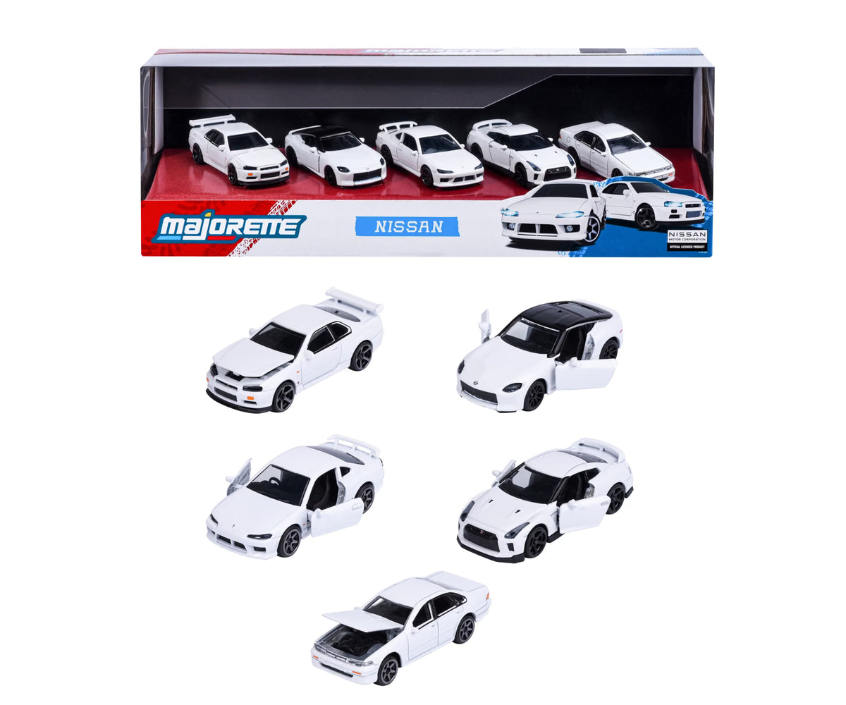 Majorette Nissan 5 Piece Vehicle Gift Set