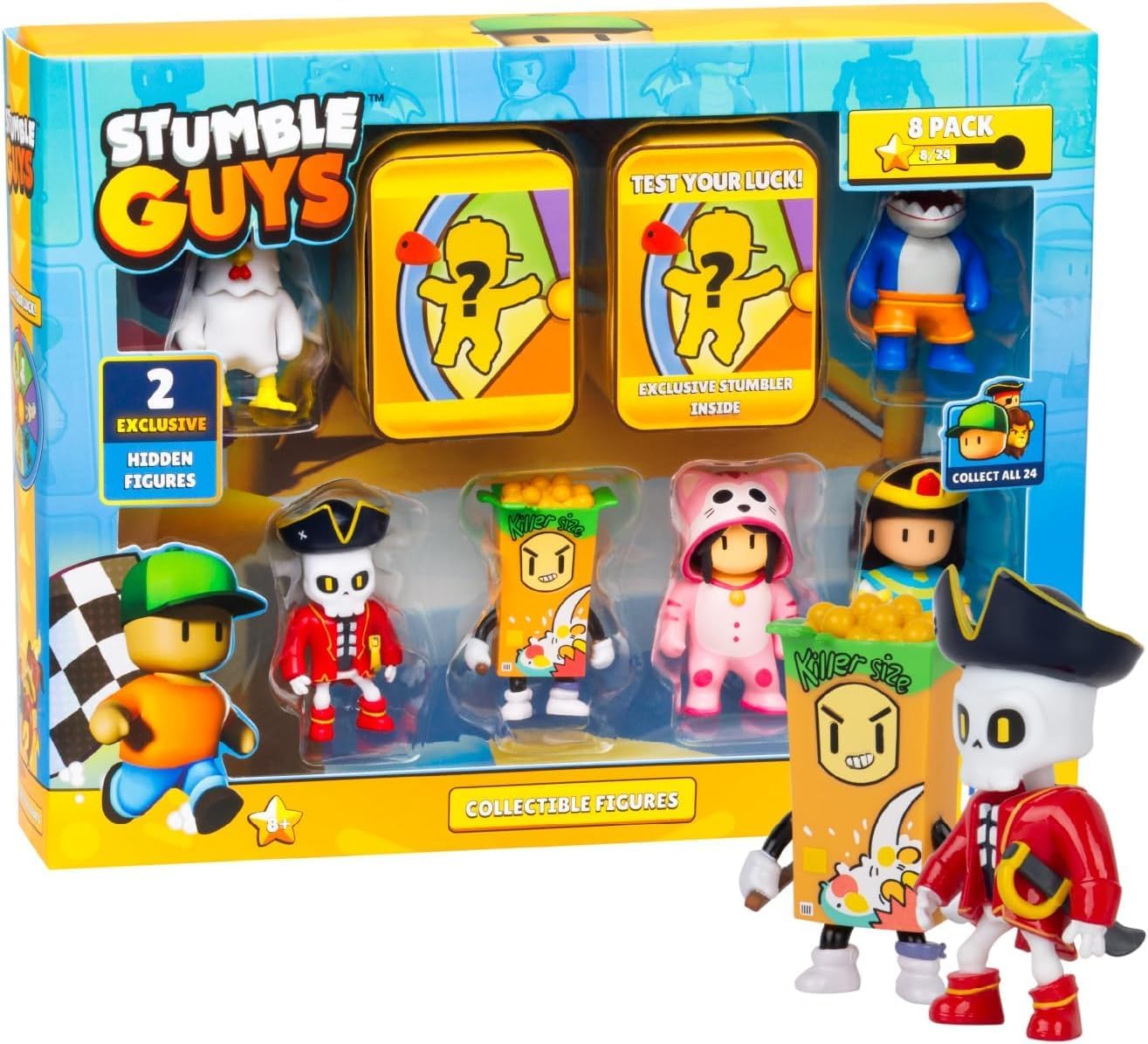 Stumble Guys Collectible Figures 8 Pack B