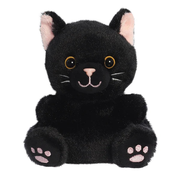 Palm Pals Twilight Black Cat 12cm Soft Toy