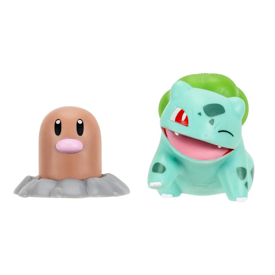 Pokemon Bulbasaur & Diglett 5cm Battle figure Pack