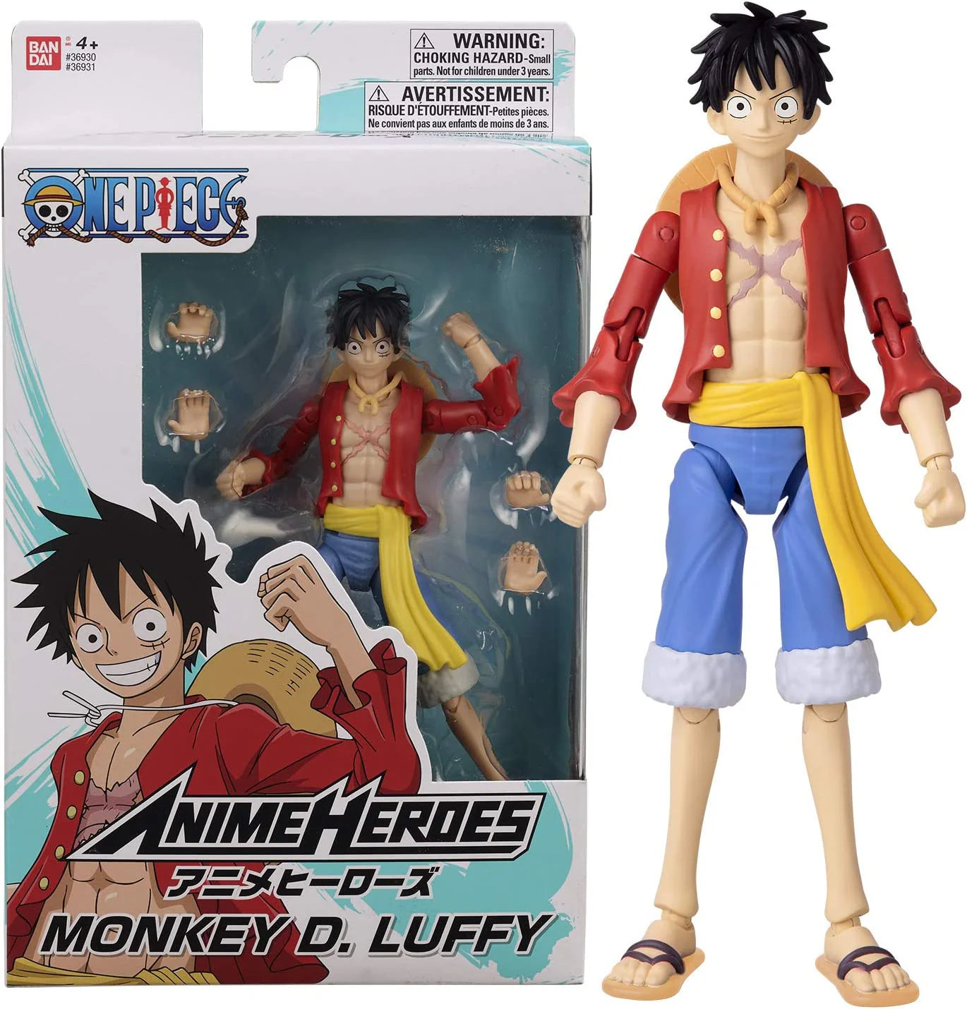 Anime Heroes Monkey D Luffy 6.5" Action Figure