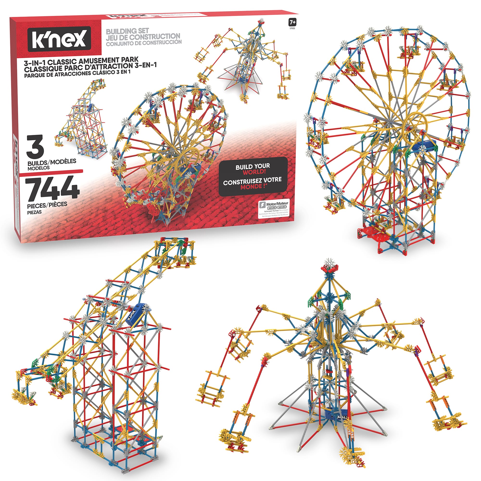 Knex 3 In 1 Classic Amusment Park