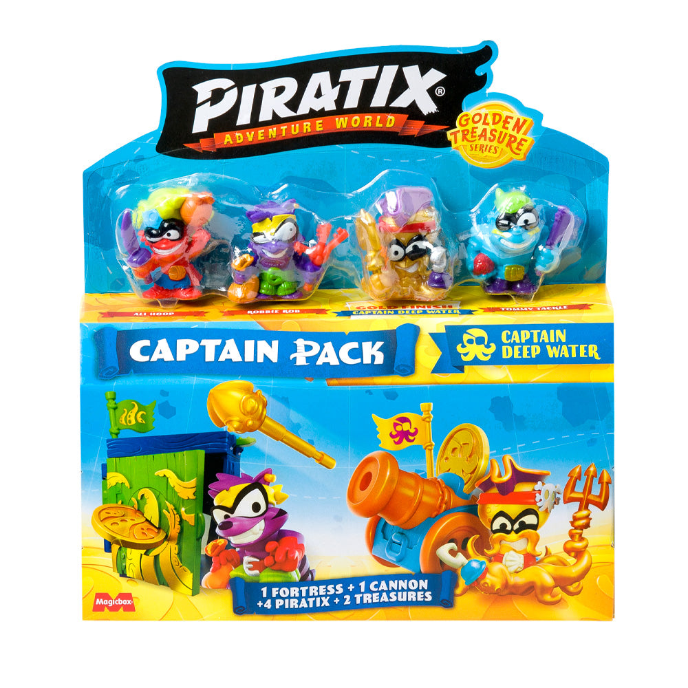 Piratix Golden Treasure Fortress Captain Pack