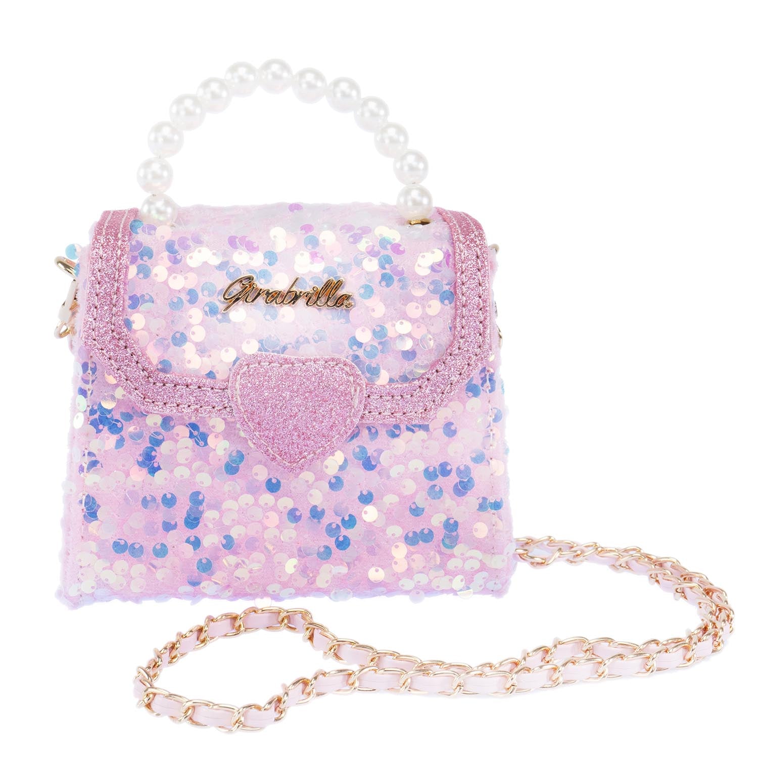 Girabrilla - Trunk Style Sequins Cross Body Bag