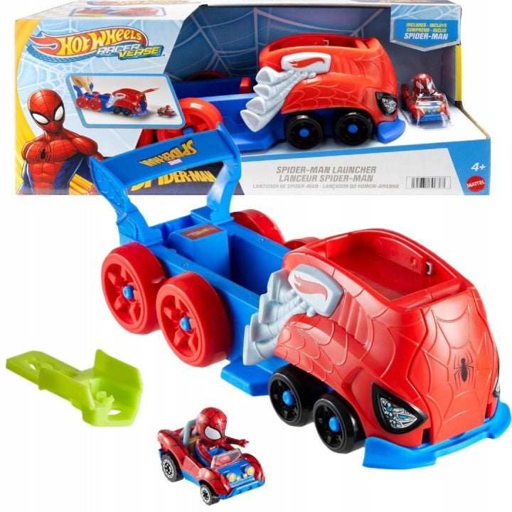 Hot Wheels Superstar Speeders Spider-Man Launcher