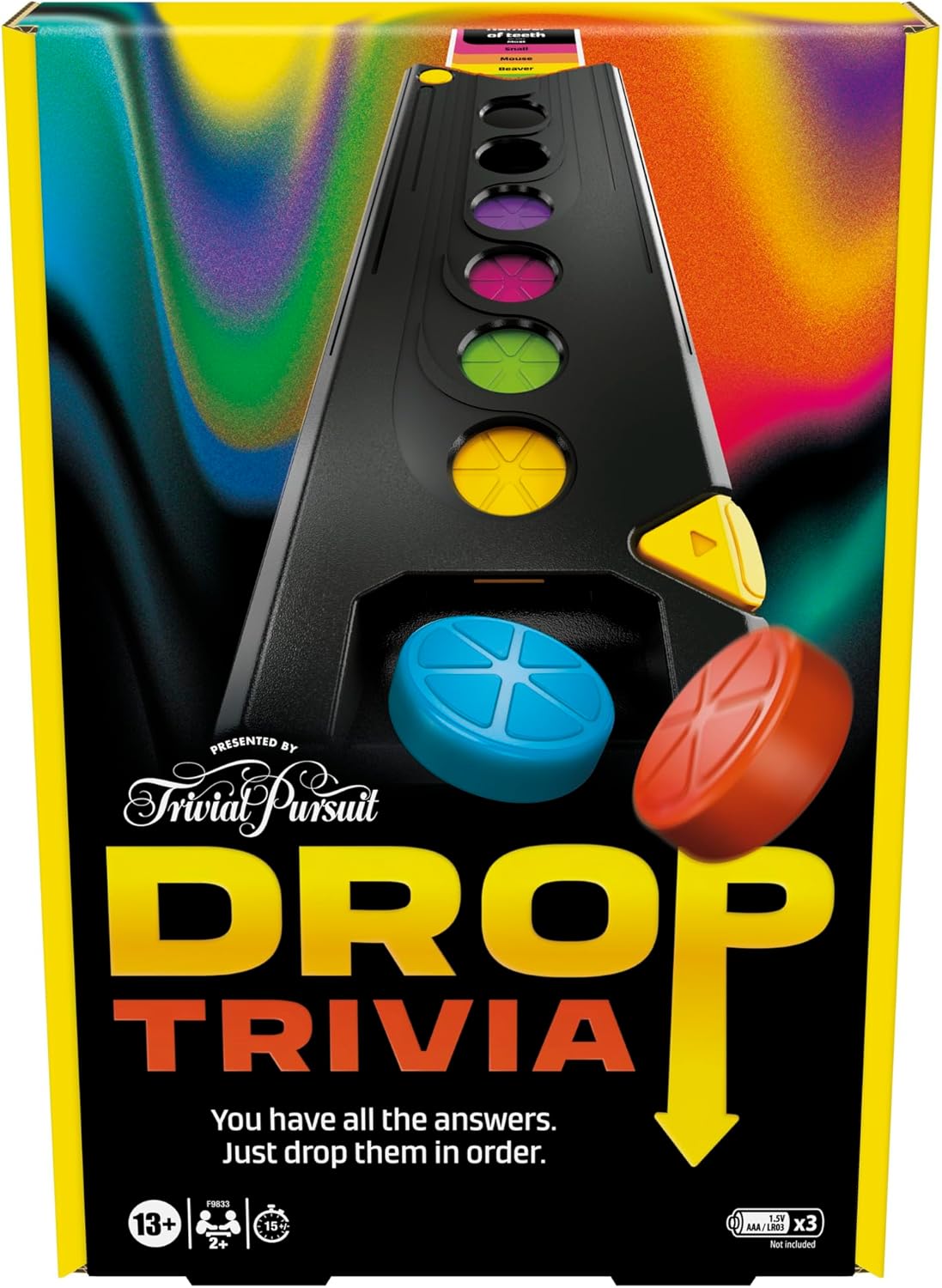 Trivial Pursuit Drop Trivia Game