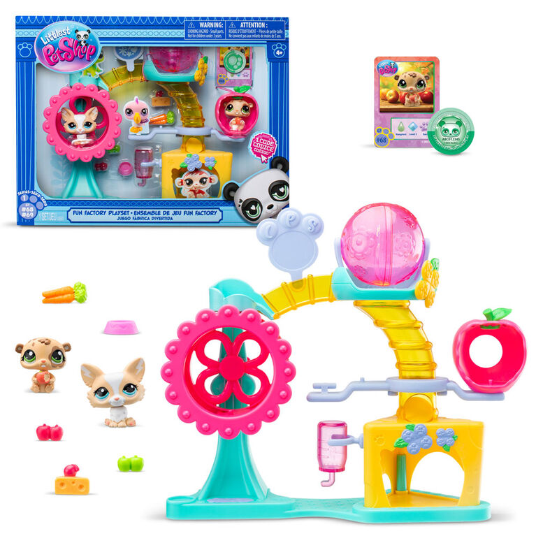 Littlest Pet Shop Fun Factory Playground Playset