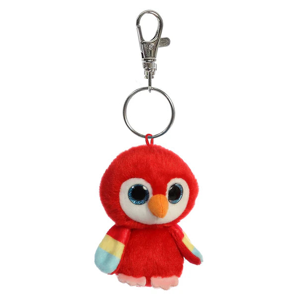 YooHoo Lora Scarlet Macaw Keychain