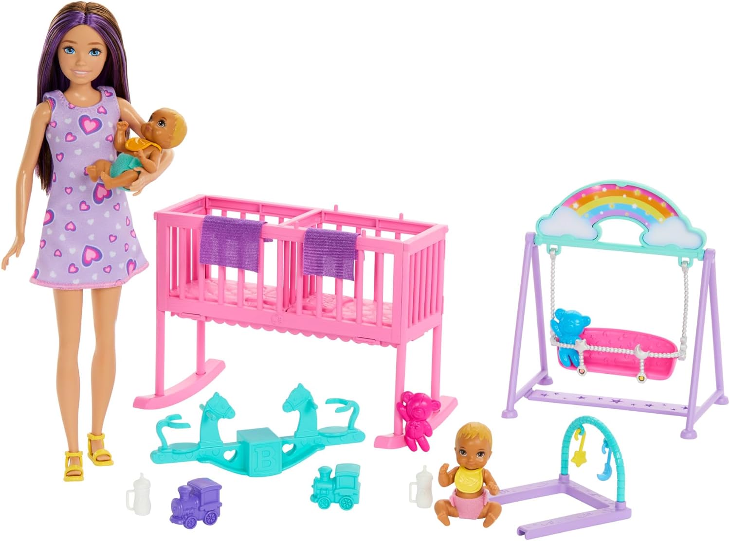 Barbie Skippers Babysitters INC Nursery Playset