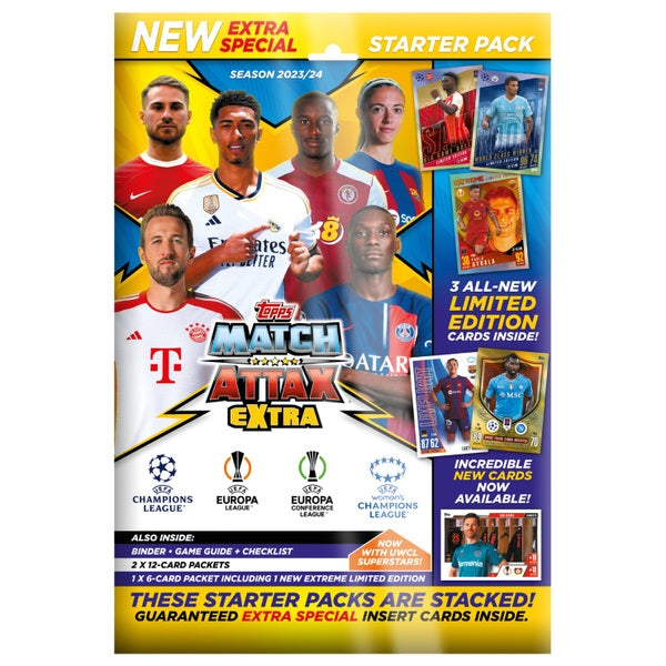 UCL Match Attax Extra 23/24 Starter Pack