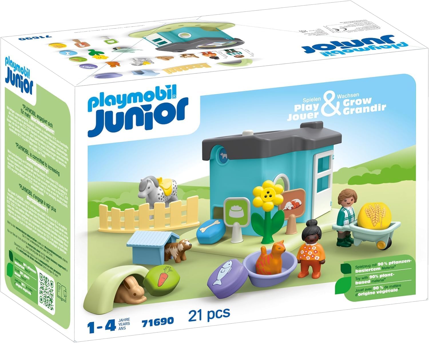 Playmobil Junior: Animal Home with Treat Dispenser