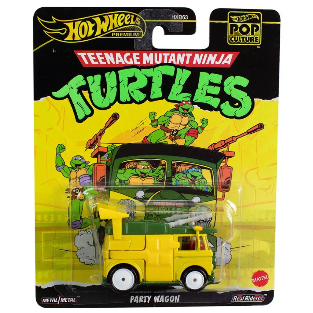 Hot Wheels Premium Pop Culture - Teenage Mutant Ninja Turtles Party Wagon