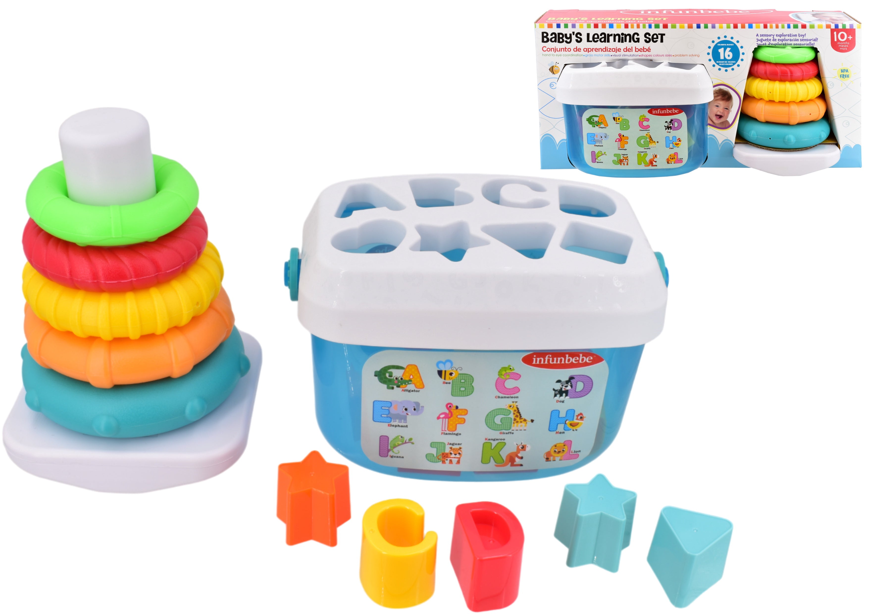 Baby Learning Set Open Touch Box