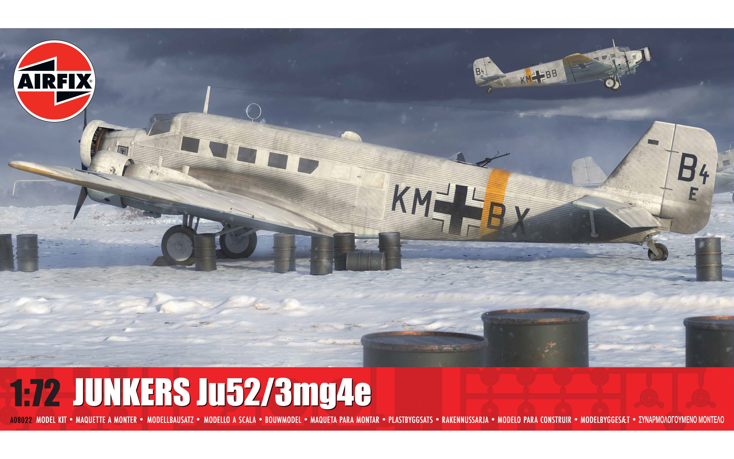 Airfix Junkers Ju-52/3mg4e 1:72 Scale Model Kit