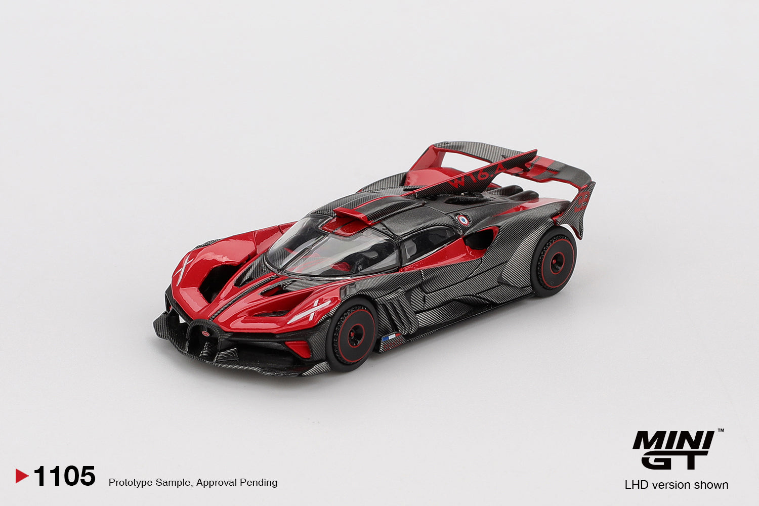 Mini GT Bugatti Bolide Red 1:64 Scale