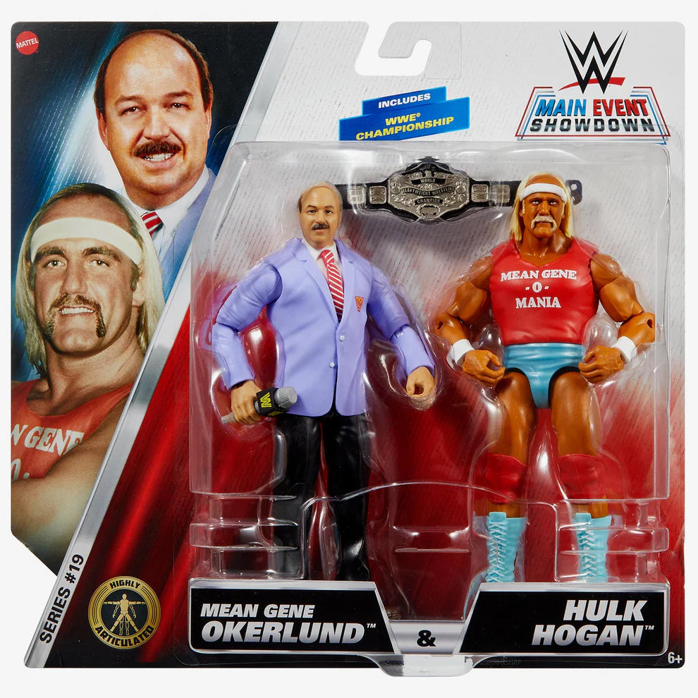 WWE Main Event Showdown Mean Gene & Hulk Hogan