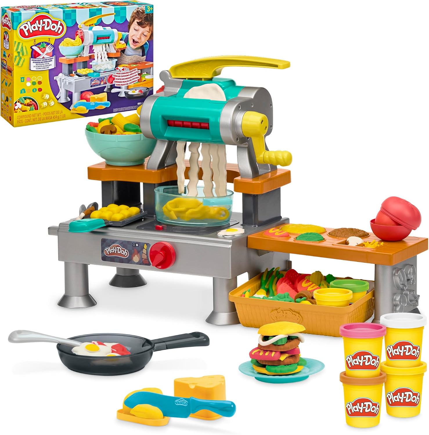 Play Doh Super Sizzlin Kitchen Playset
