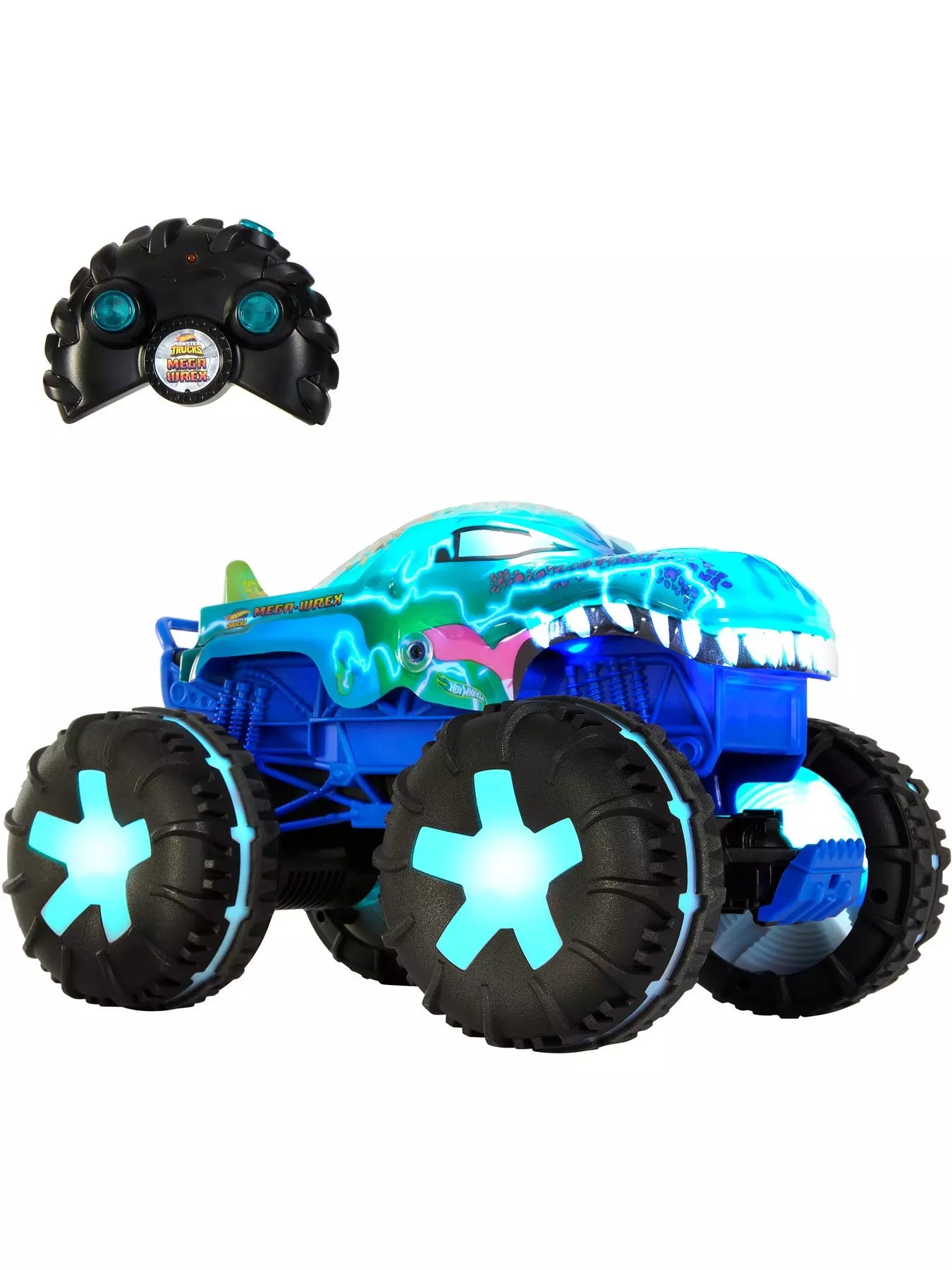 Hot Wheels 1:15 RC Monster Trucks Mega Wrex