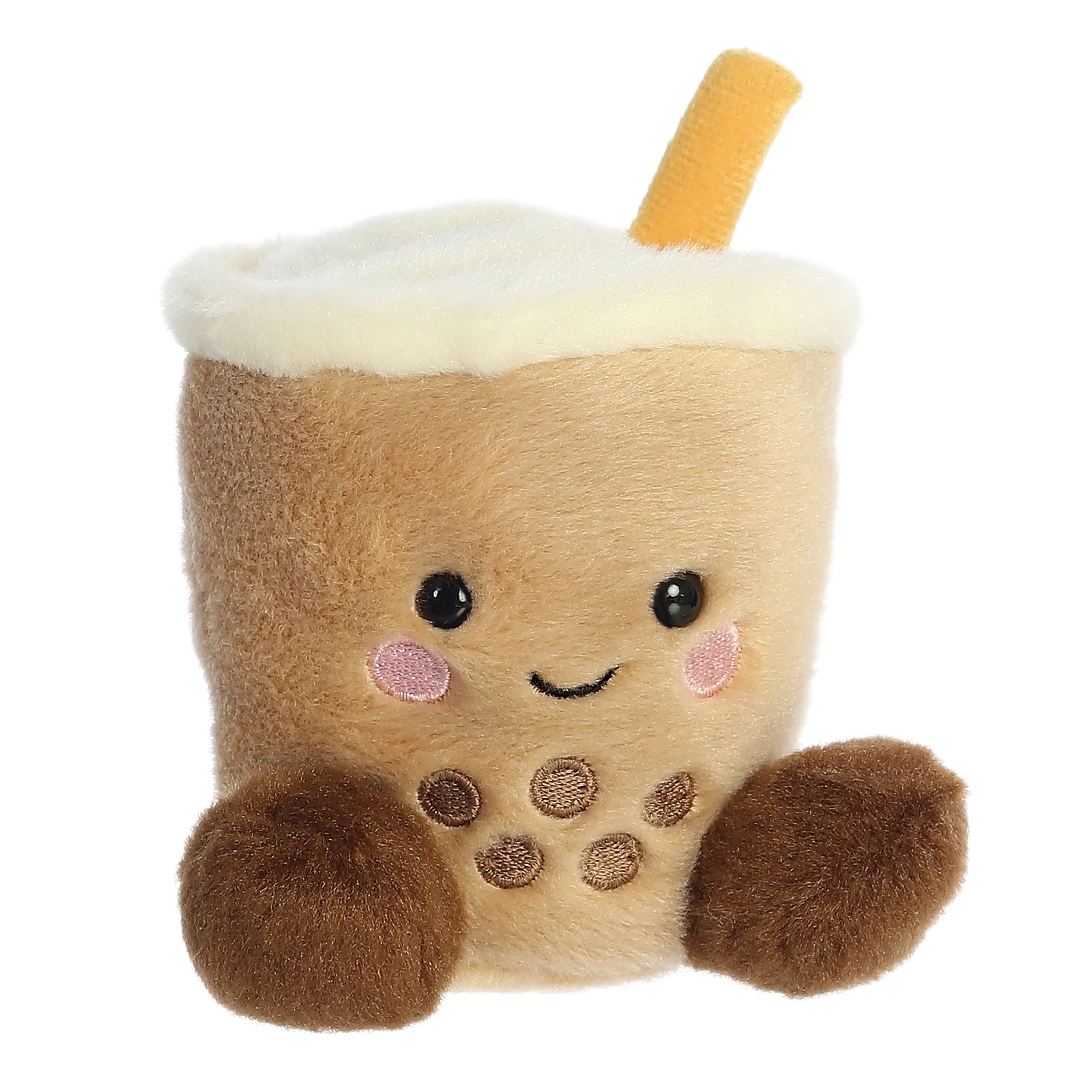Palm Pals Milky Tea Boba 12cm Soft Toy