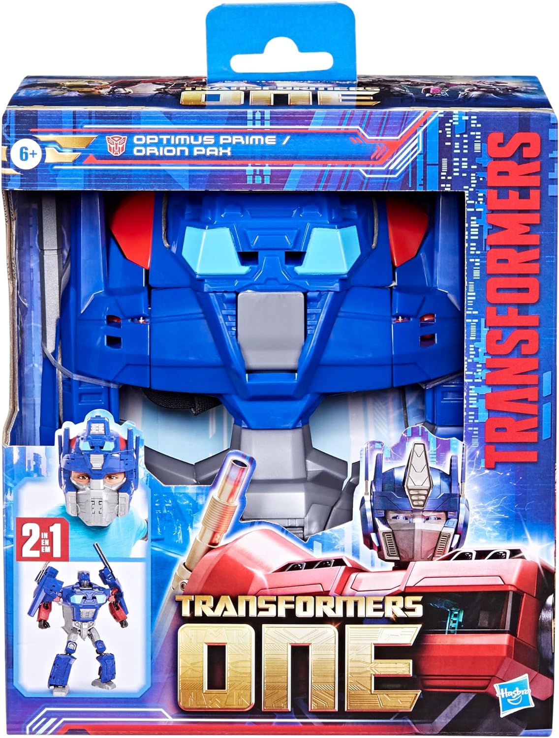 Transformers One Movie: Prime Orion Pax 2in1 Mask