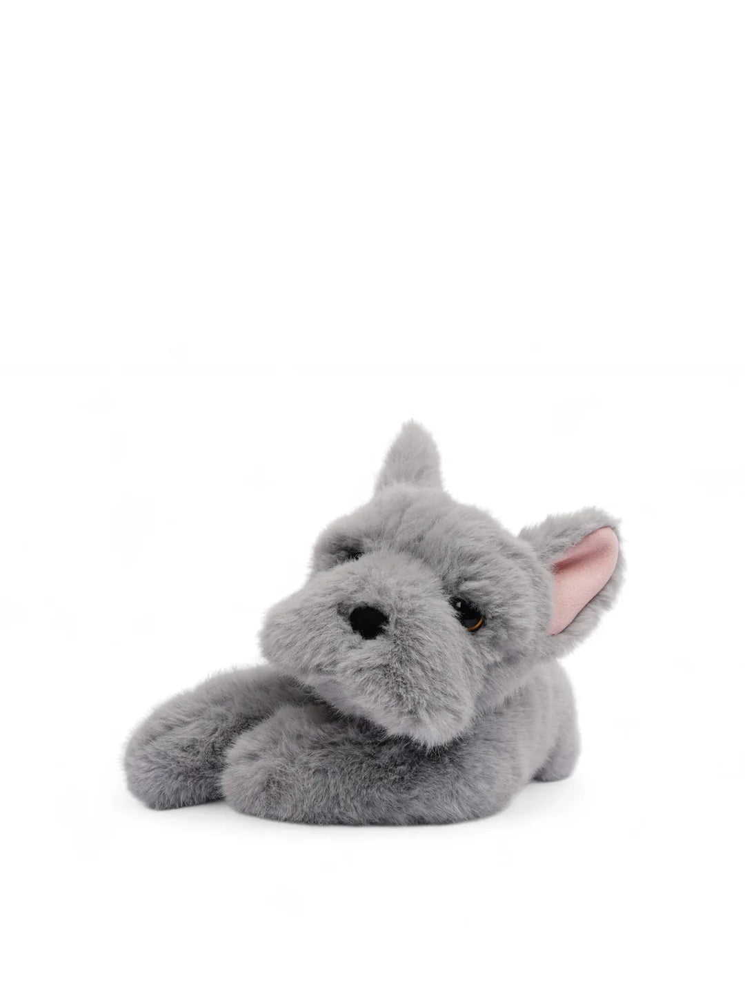 Remy Laying French Bulldog Grey Plush Toy