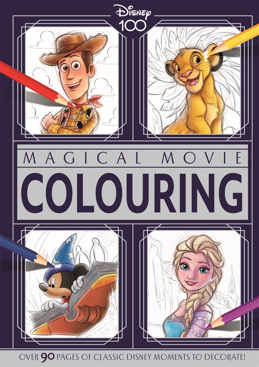 Disney 100 Magical Movie Colouring Book