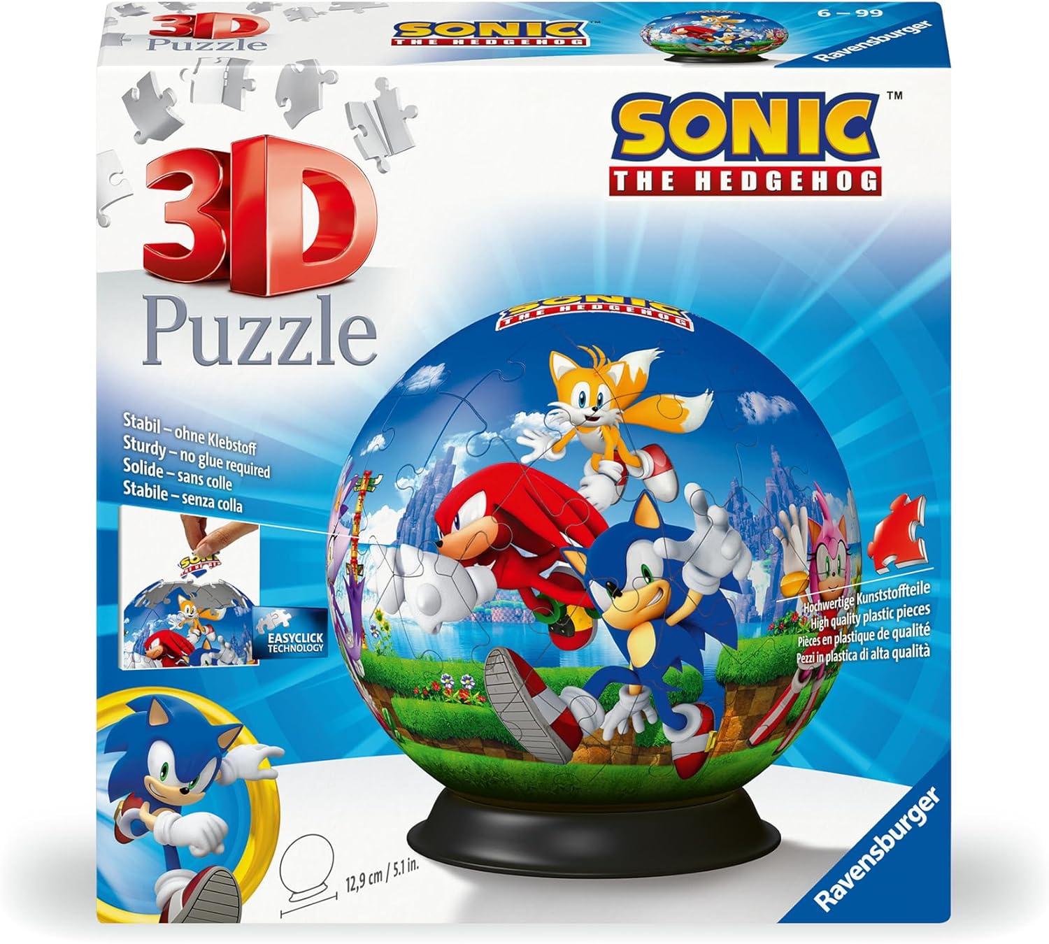 Sonic 3D 72 Piece Puzzle Ball