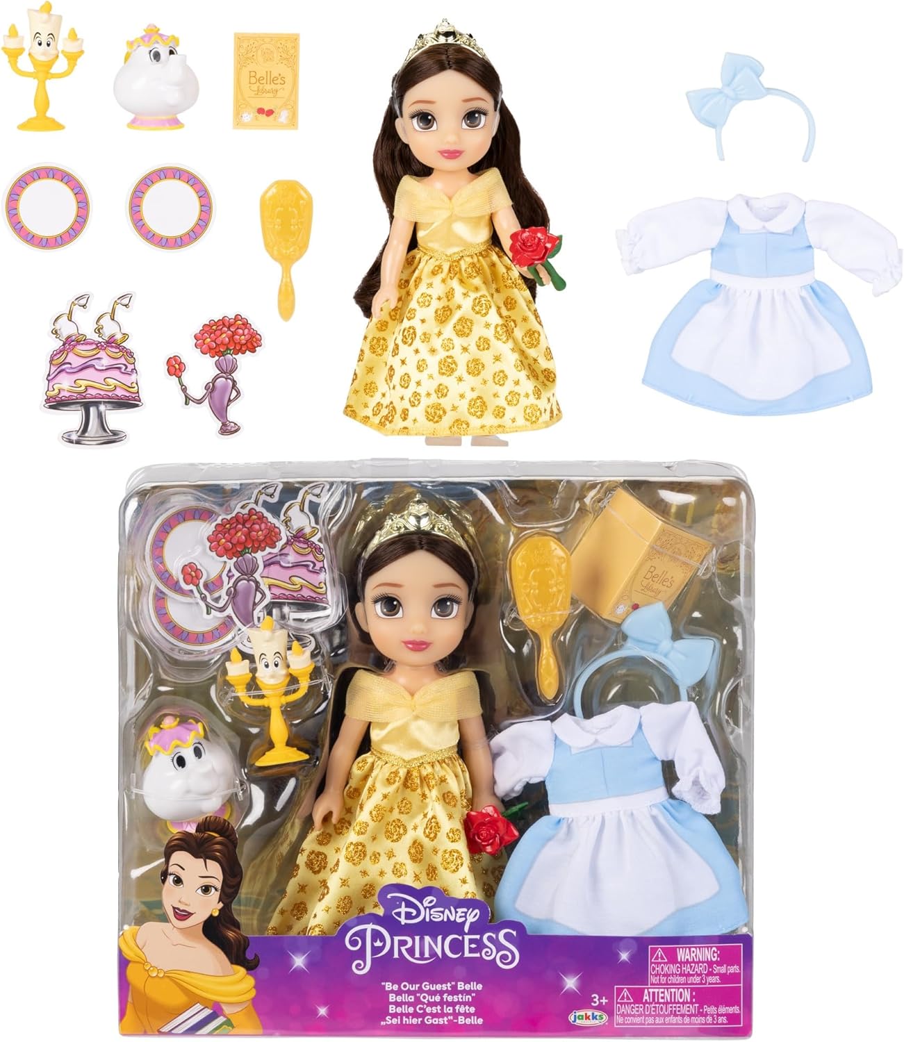 Disney Princess Be Our Guest Belle Fashion Doll