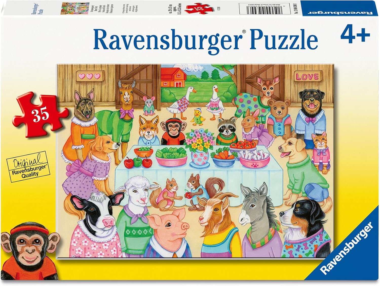 Barn Party 35 Piece Jigsaw Puzzle