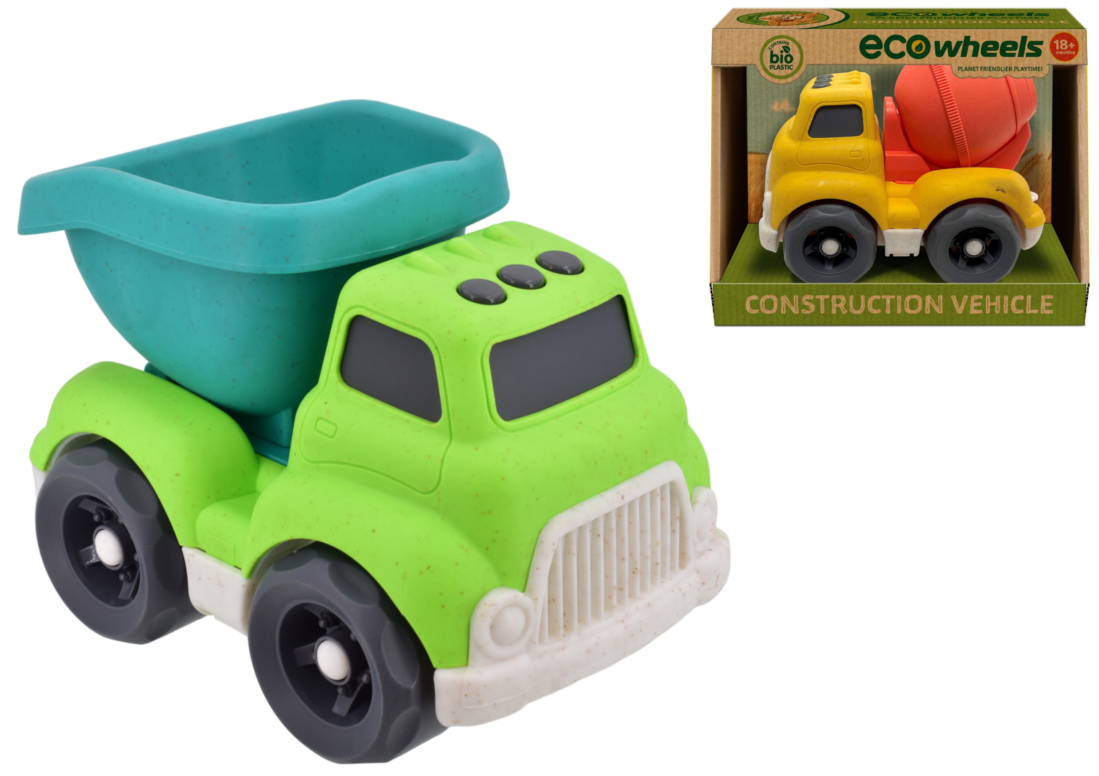 Bio Plastic Construction Vehicles