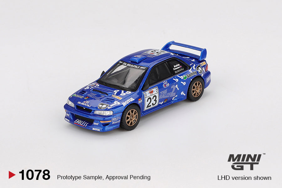 Mini GT Subaru Impreza WRC99 #23 2000 Acropolis Rally 1:64 Die Cast