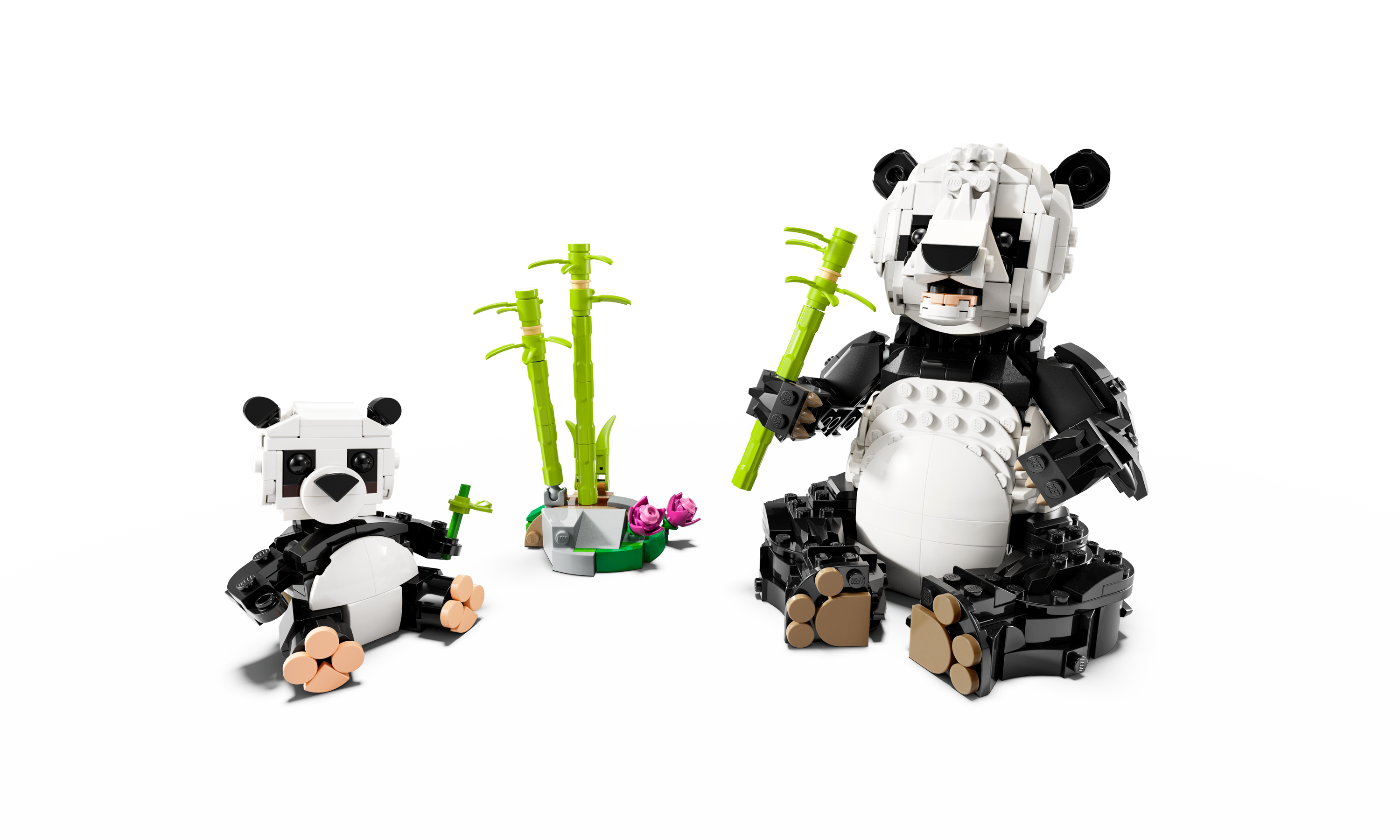 LEGO Creator 31165 3-in-1 Wild Animals: Panda Family Set