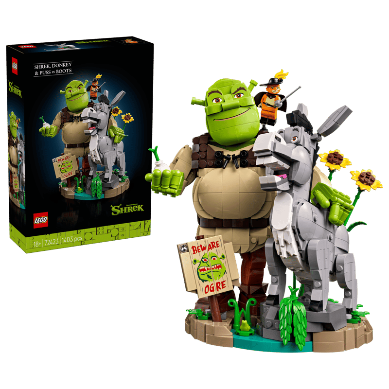 Lego 72423 Shrek Donkey & Puss in Boots Set