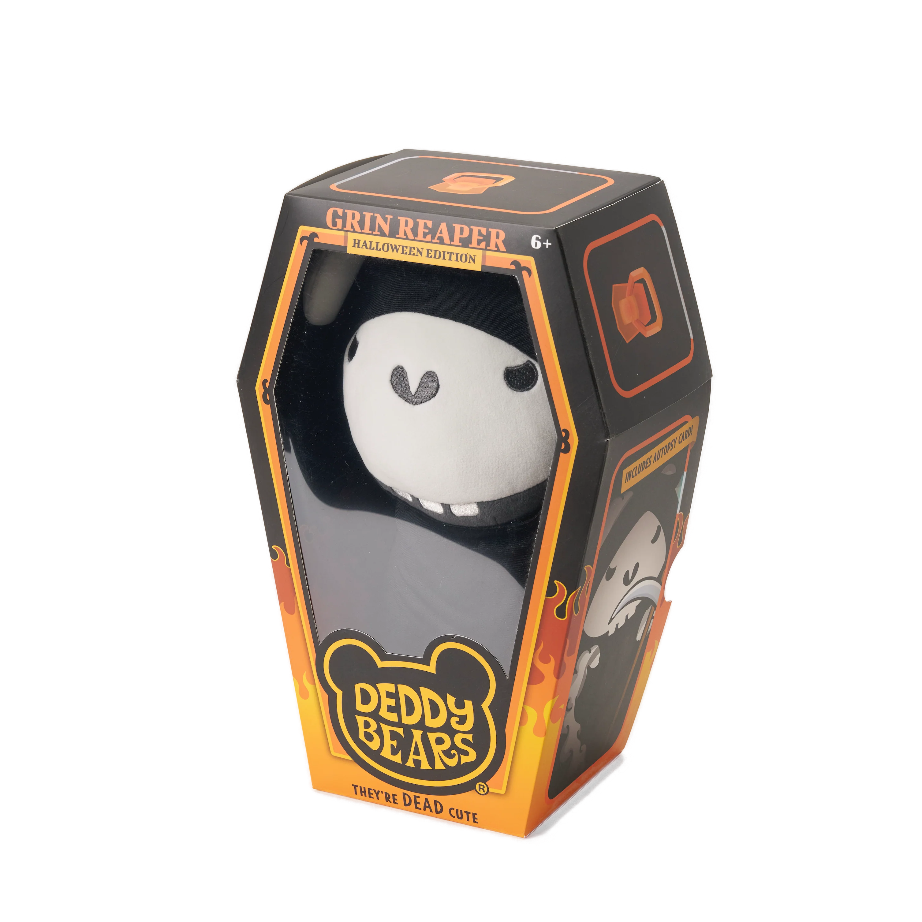 Deddy Bears Halloween  Grin Reaper12" Coffin Plush