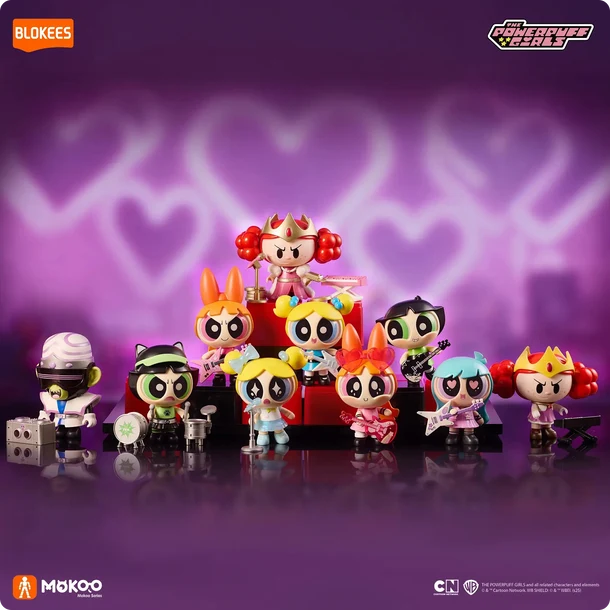 Blokees Mokoo Series 1 - Powerpuff Girls Cute Beats Mystery Box